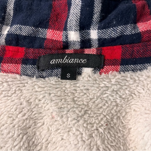 Red Plaid Fleece Lined Flannel - Picture 4 of 7